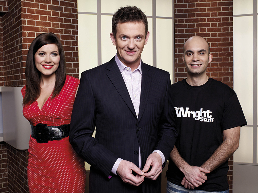 The Wright Stuff presenters (from left): Kirsty Duffy, Matthew Wright and Eric Johnson