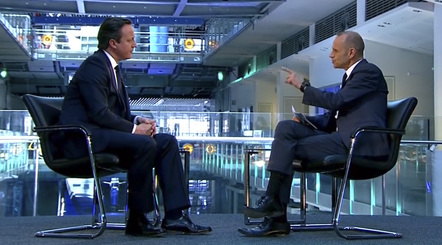 Evan Davis interviews David Cameron